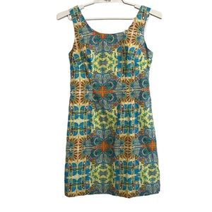 Kaeli Smith Kaleidoscope Print Sleeveless Dress